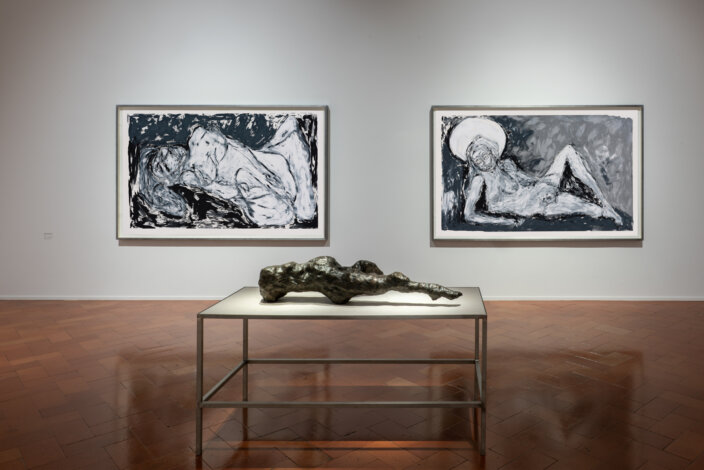 Tracey Emin at the Fondazione Palazzo Strozzi, Florence Italy
