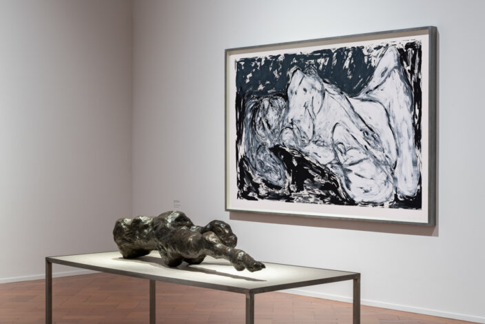 Tracey Emin at the Fondazione Palazzo Strozzi, Florence Italy