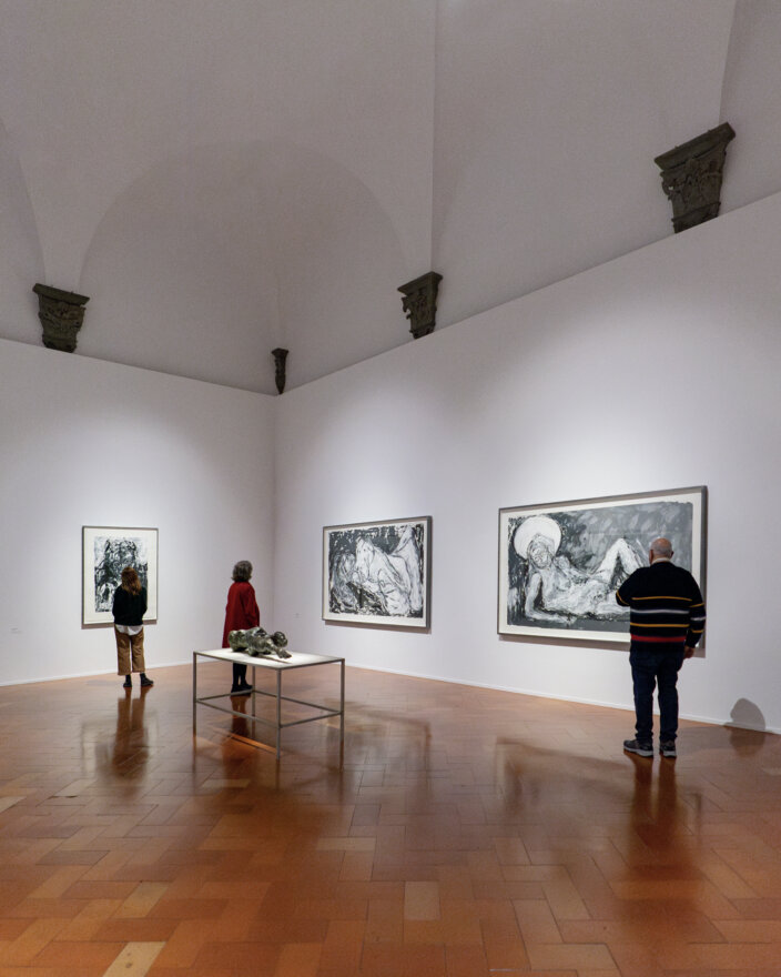 Tracey Emin at the Fondazione Palazzo Strozzi, Florence Italy