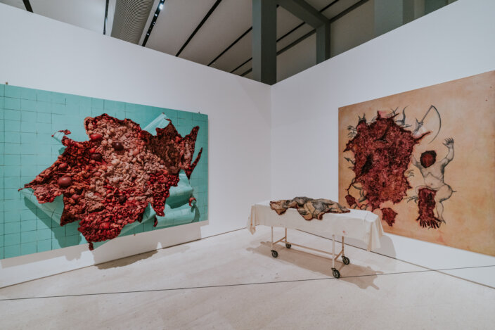 Adriana Varejão at the Centro de Arte Moderna Gulbenkian, Portugal